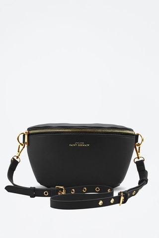 Sac banane en cuir - Noir