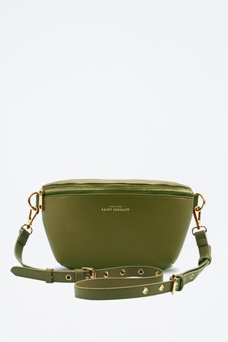 Sac banane en cuir - Vert