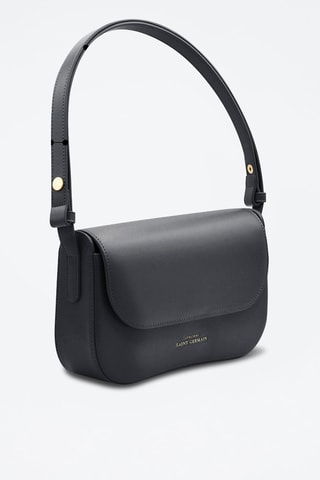 Sac porté épaule en cuir vegan Monceau - Noir