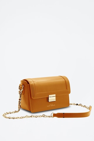Sac bandoulière en cuir vegan Saint-Cloud - Marron