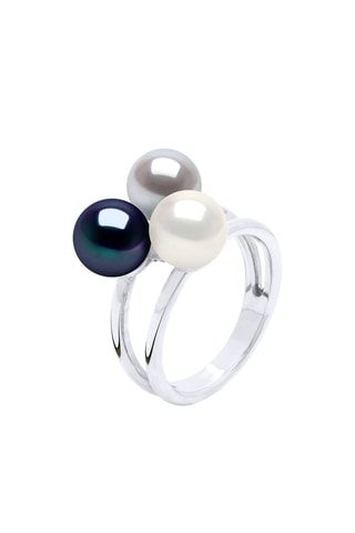 Bague Argent et perles de culture d'eau douce