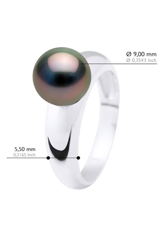Bague Argent et perle de culture