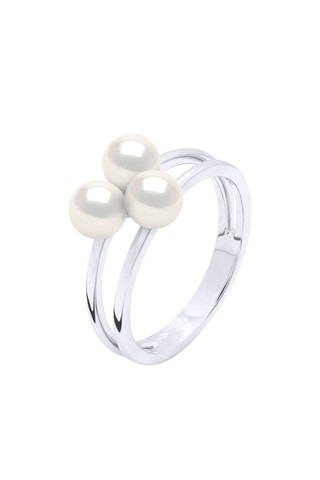 Bague Argent et perles de culture d'eau douce