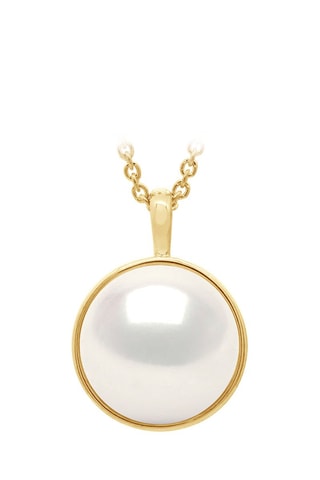 Collier Or jaune et perle de culture d'eau douce