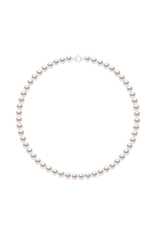 Collier Or blanc et perles Akoya japonaises