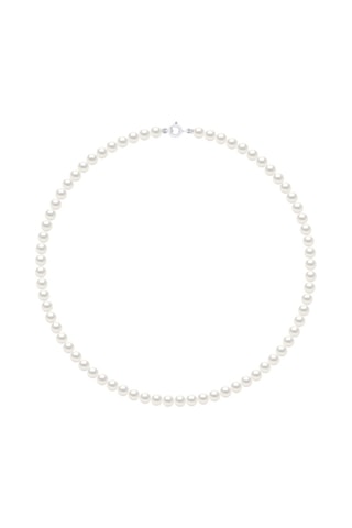 Collier Or blanc et perles de culture d'eau douce