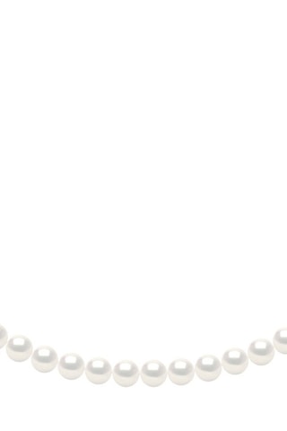 Collier Or blanc et perles de culture d'eau douce
