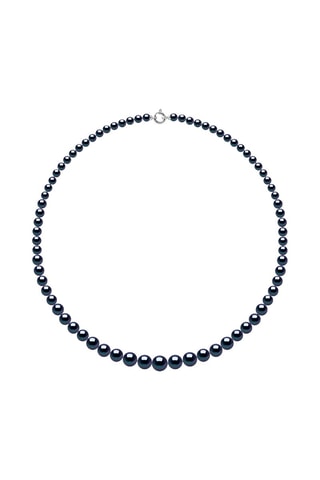 Collier Princesse - Or blanc et perles de culture d'eau douce