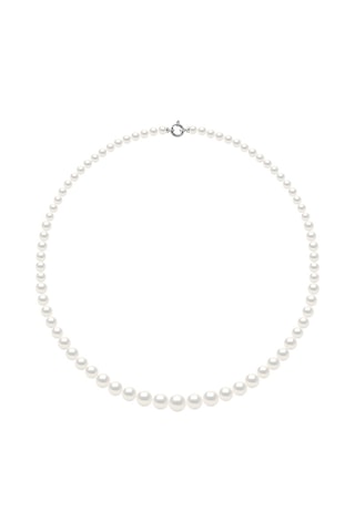 Collier Princesse - Or blanc et perles de culture d'eau douce