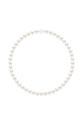 Collier Or blanc et perles de culture d'eau douce
