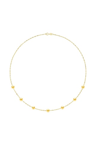 Collier Or jaune et perles de culture d'eau douce