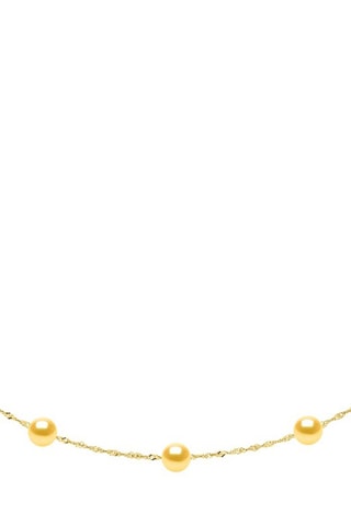 Collier Or jaune et perles de culture d'eau douce