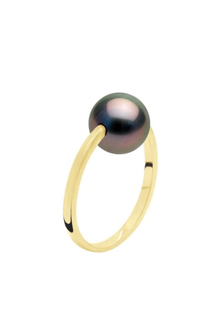 Bague Or jaune et perle de culture d'eau douce