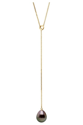 Collier Or jaune et perle de culture de Tahiti
