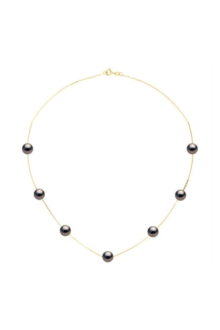 Collier Or jaune et perles de culture de Tahiti