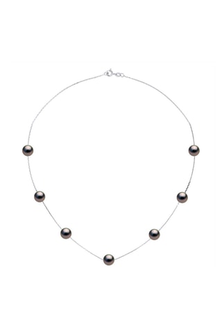 Collier Or blanc et perles de culture de Tahiti