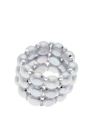 Bague  Perles de culture d'eau douce
