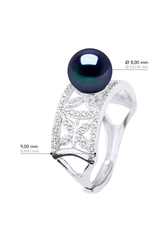 Bague Argent et perle de culture d'eau douce