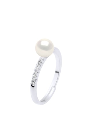 Bague Argent et perle de culture d'eau douce