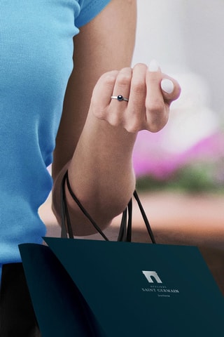 Bague Argent et perle de culture d'eau douce