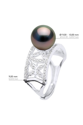 Bague Argent et perle de culture