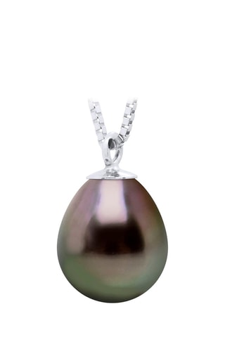 Collier Argent et perle de culture de Tahiti