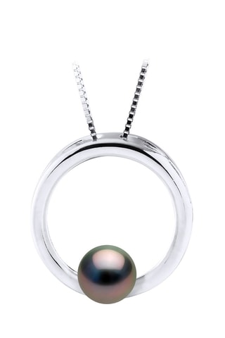 Collier Argent et perles de culture de Tahiti