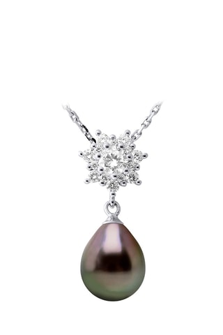 Collier Argent et perles de culture de Tahiti