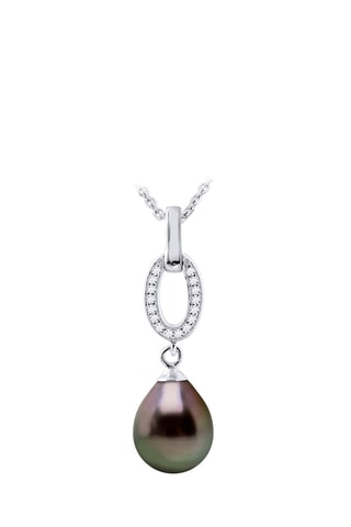 Collier Argent et perle de culture de Tahiti