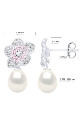 Boucles d'oreilles Argent et perles de culture