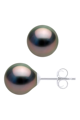Puces Argent et perles de culture