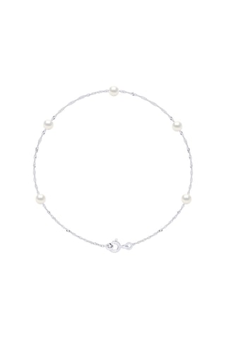 Bracelet Or blanc et perles de culture
