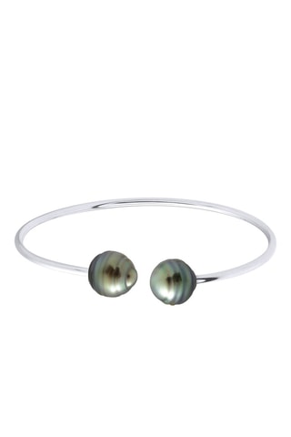 Jonc Argent et perles de culture