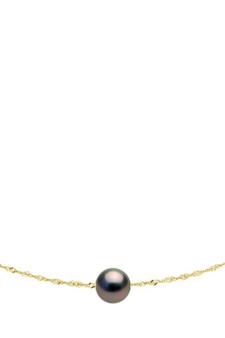 Collier Or jaune et perle de culture de Tahiti