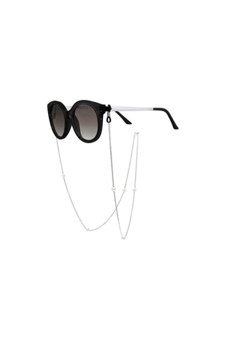 Chaîne pour lunettes - Argent et perles de culture d'eau douce - 70 cm
