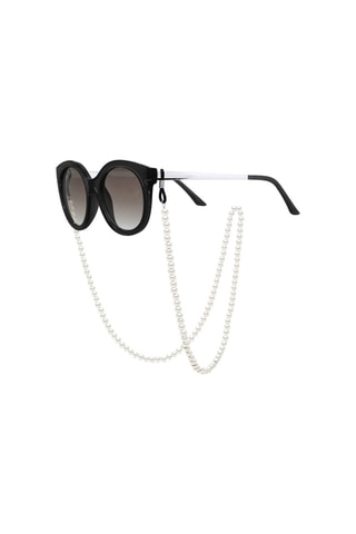 Chaîne pour lunettes - Perles de culture d'eau douce - 65 cm