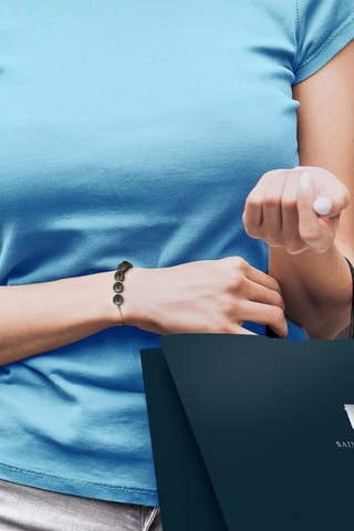 Bracelet Or blanc et perles de culture