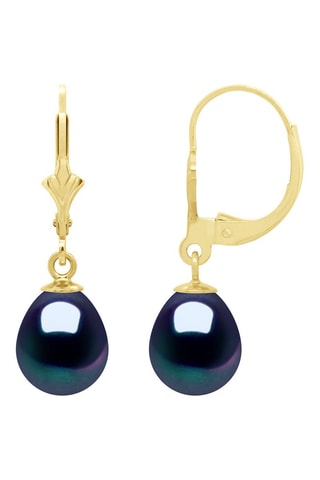 Boucles d'oreilles Or jaune et perles de culture