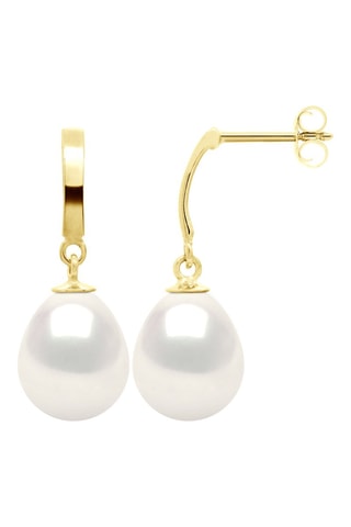 Boucles d'oreilles Or jaune et perles de culture