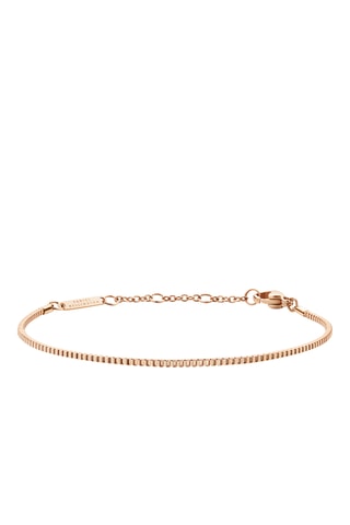 Armband Elan Box Chain - Roségoudkleurig