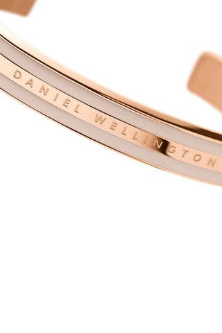 Fijne Armband Emalie Slim Roségoudkleurig en Grijs