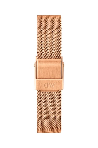Stalen Horloge Melrose - 28 mm - Roségoudkleurig en roze