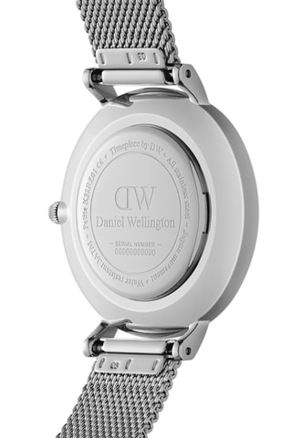 Roestvrij Stalen Quartz Horloge met Parelmoer Petite 28 Bezel - Zilverkleurig en Zwart