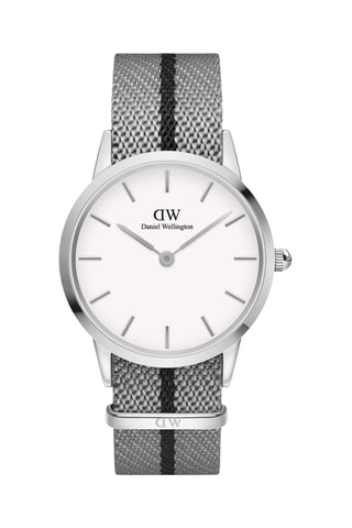 Polyester Quartz Horloge Iconic 36 - Grijs en Zwart