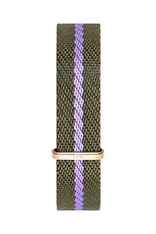 Polyester Quartz Horloge Iconic 28 - Groen en Paars