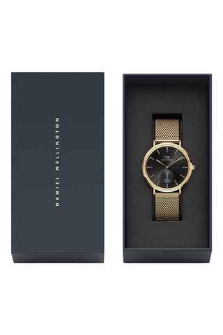 Roestvrij Stalen Quartz Horloge Classic Multi-Eye 40 - Goudkleurig en Zwart
