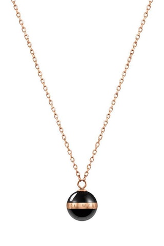 Ketting Aspiration 
Roségoudkleurig en Zwart