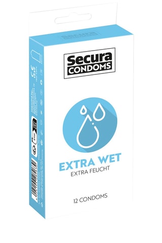12 preservativos Extra Wet