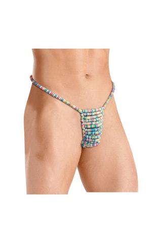 Eetbare String voor Heren Multicolor