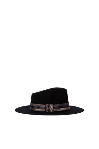 Panama en laine - Noir